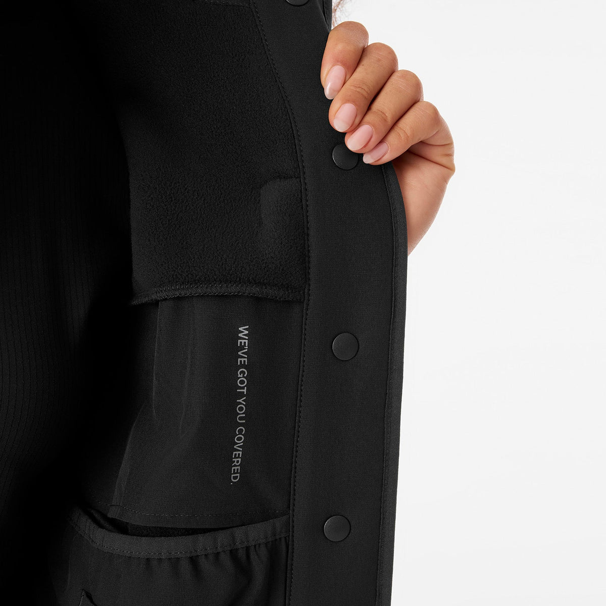 Bouclé Vest - Black
