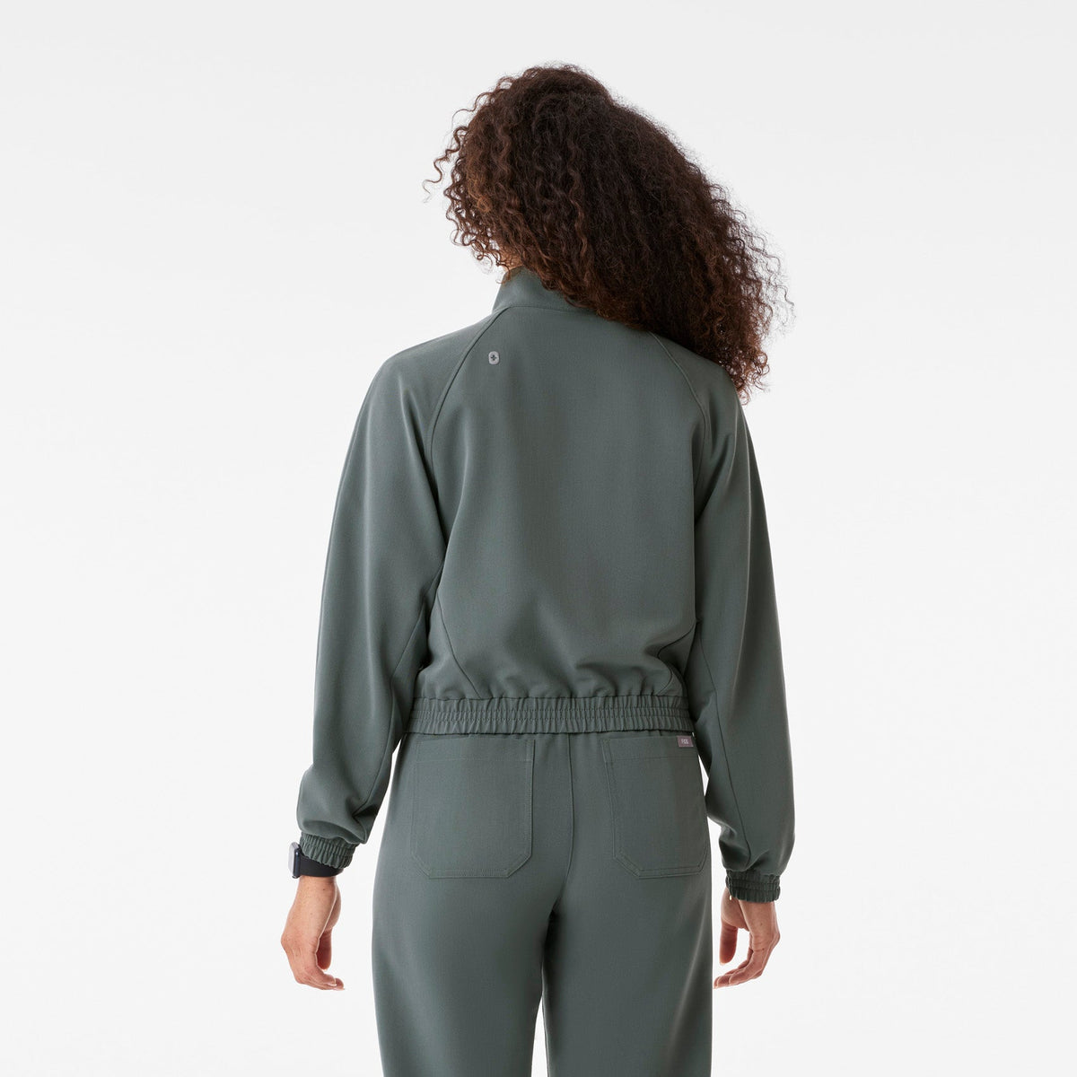 Sydney Cropped Scrub Jacket - Bonsai