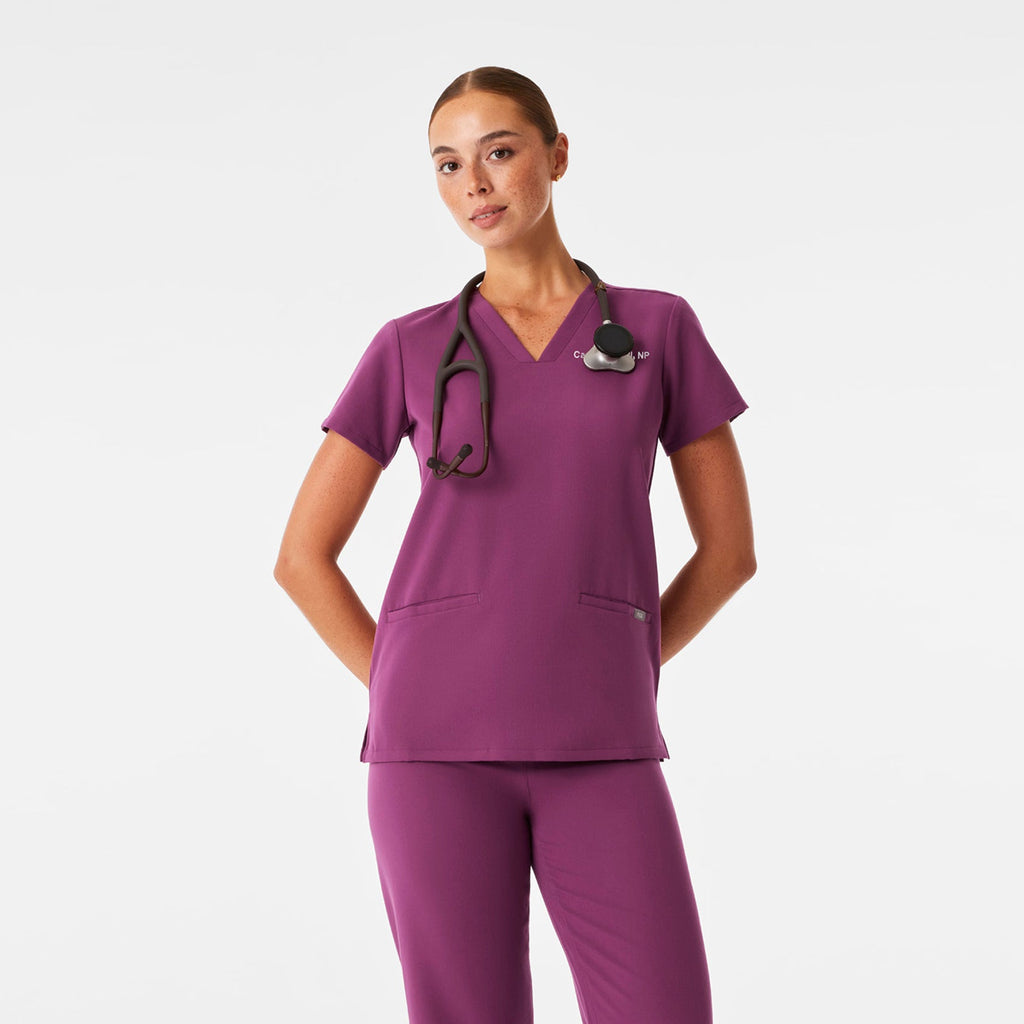 Casma Scrub Top™ - Dark Açaí