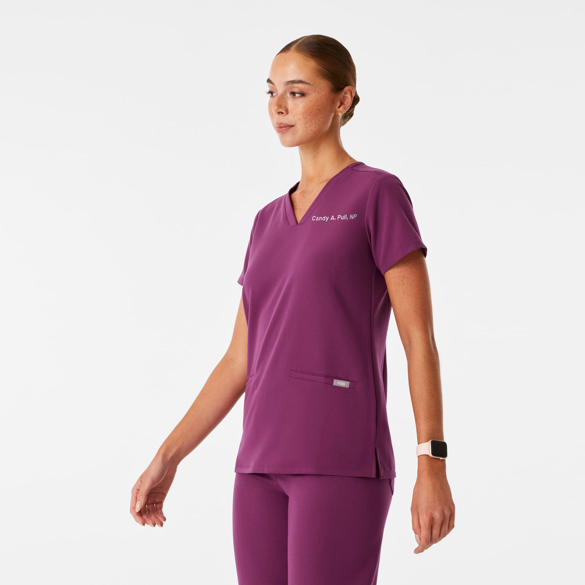 Casma Scrub Top™ - Dark Açaí