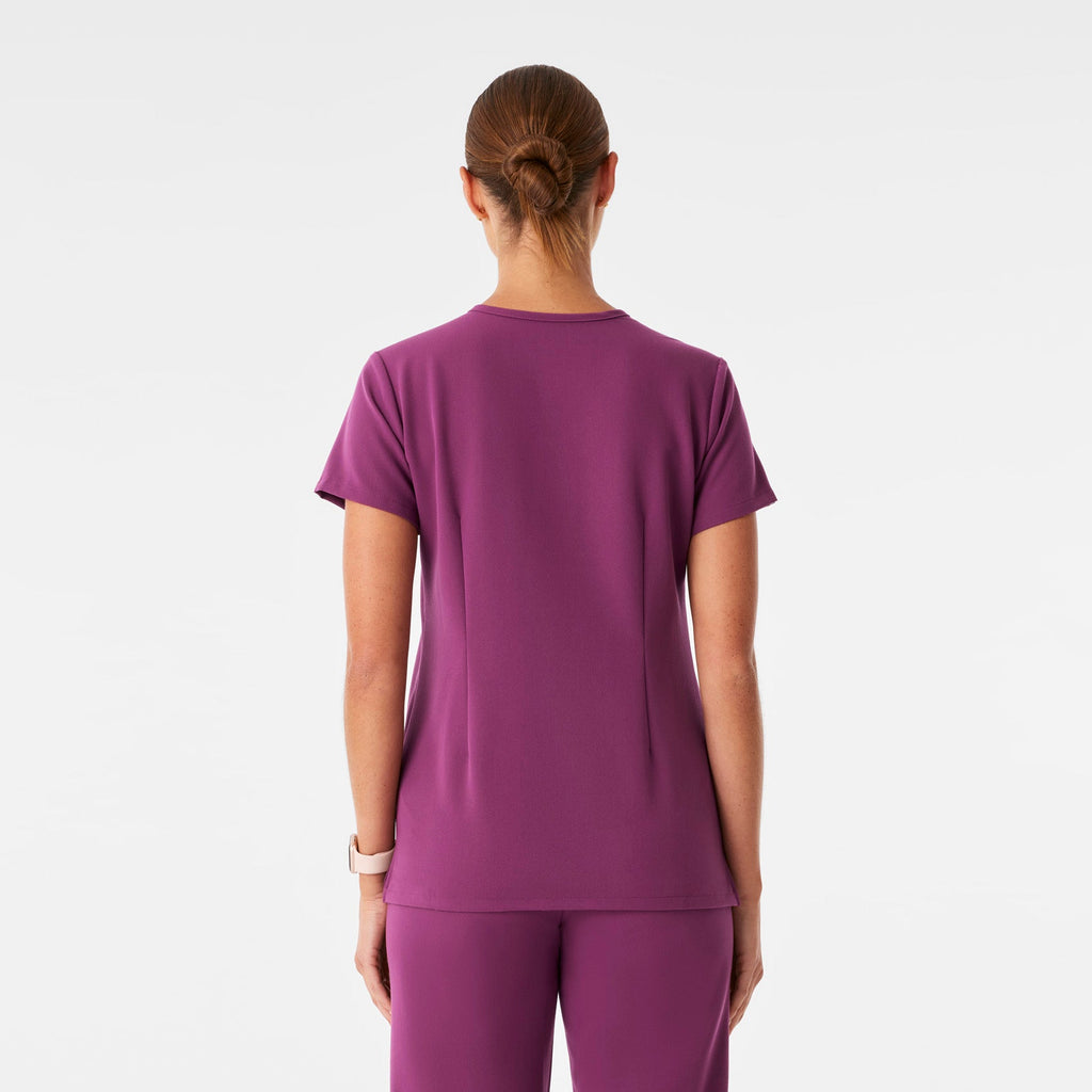 Casma Scrub Top™ - Dark Açaí