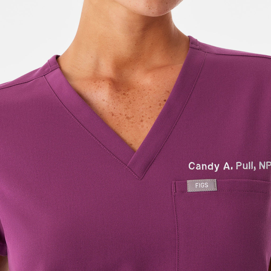 Catarina Scrub Top™ - Dark Açaí
