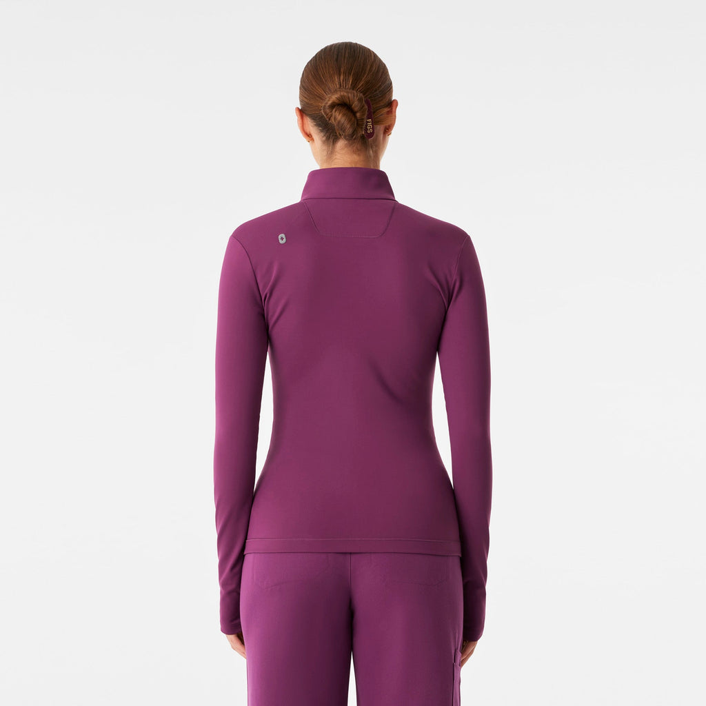 ContourKnit Scrub Jacket™ - Dark Açaí