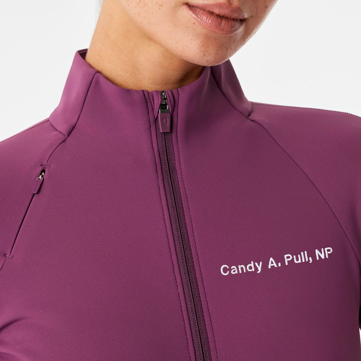 ContourKnit Scrub Jacket™ - Dark Açaí