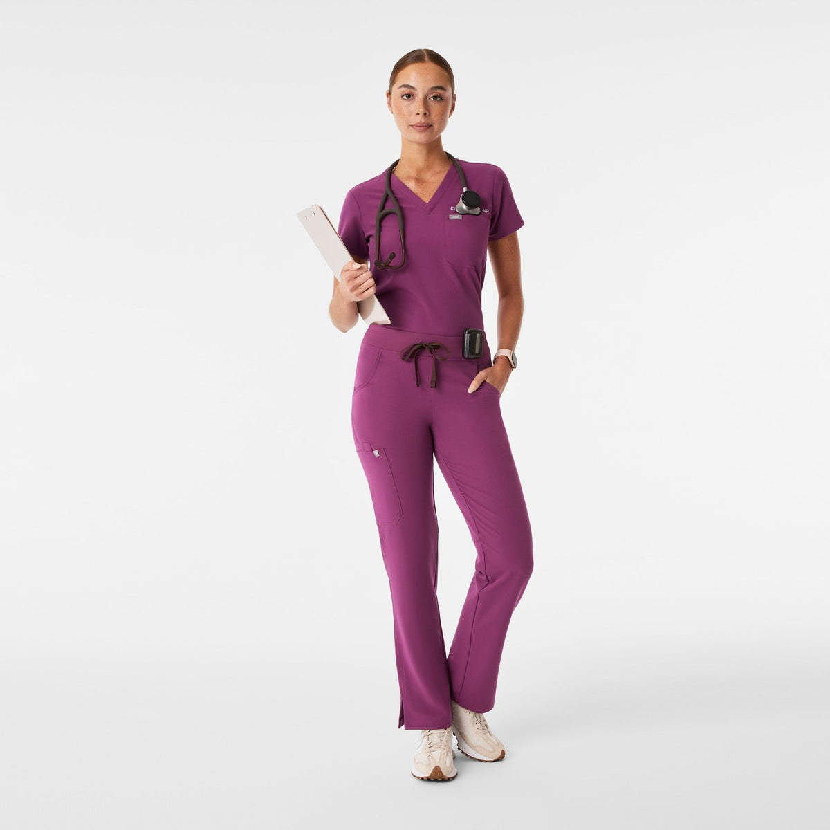 Kade Straight-Leg Scrub Pant™ - Dark Açaí