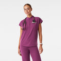 Rafaela Oversized Scrub Top™ - Dark Açaí