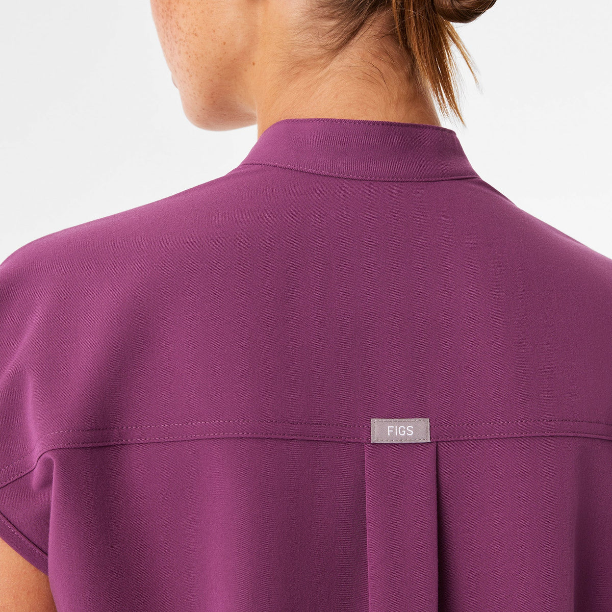 Rafaela Oversized Scrub Top™ - Dark Açaí