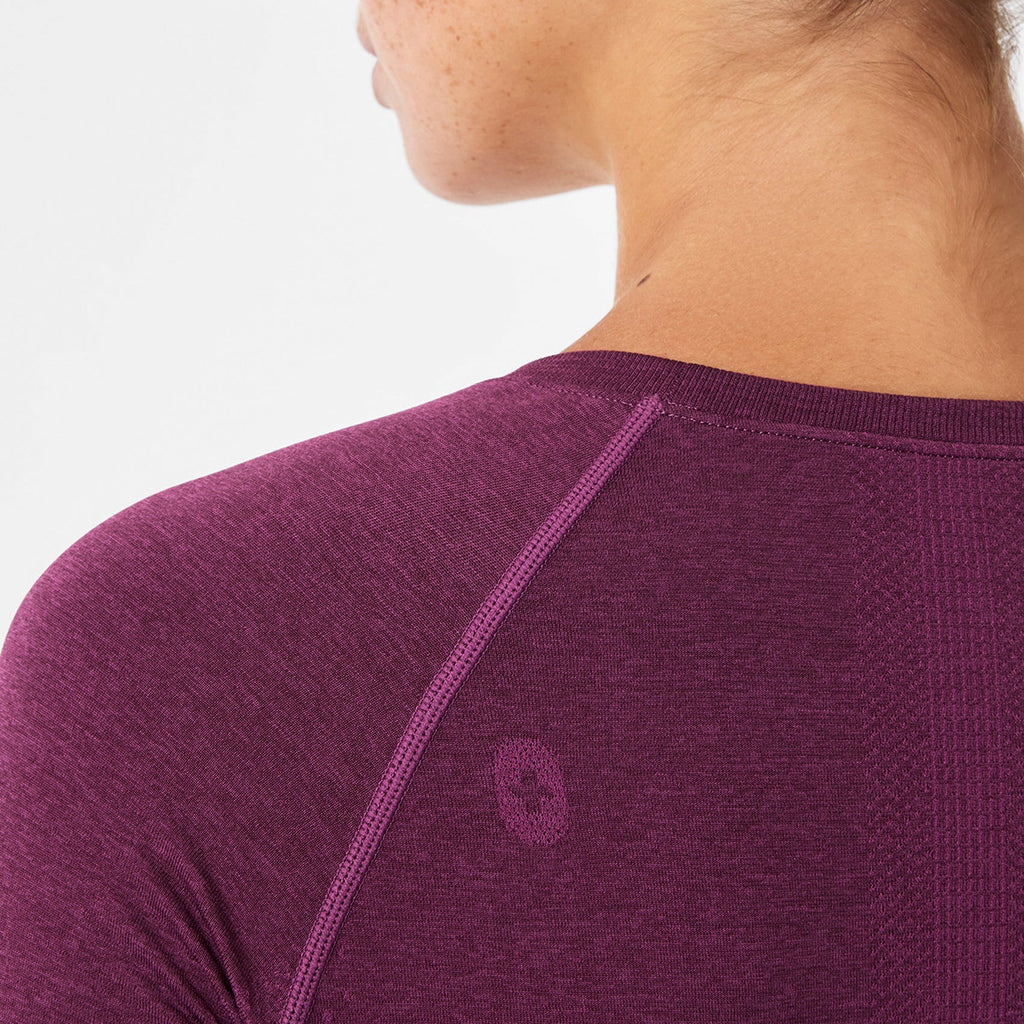 Salta Seamless Long-Sleeve Underscrub - Dark Açaí