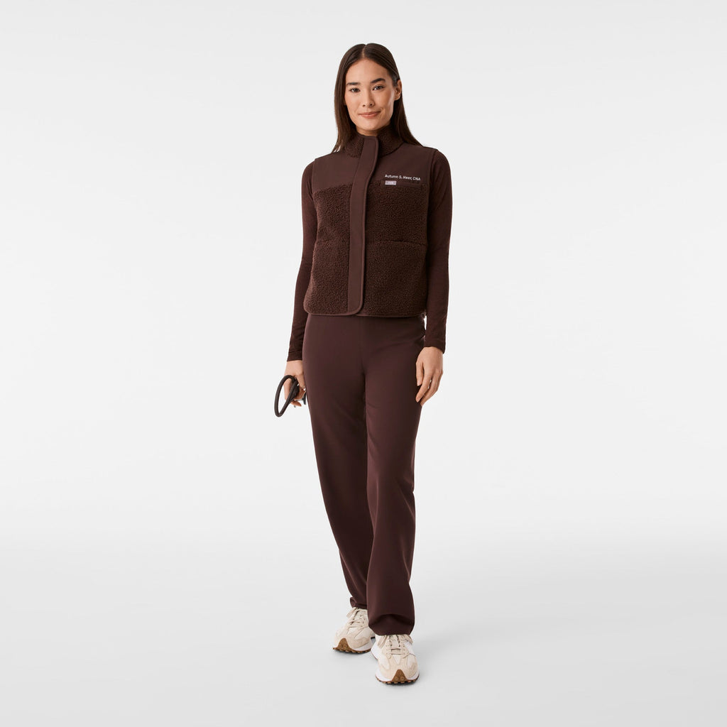 Bouclé Vest - Espresso