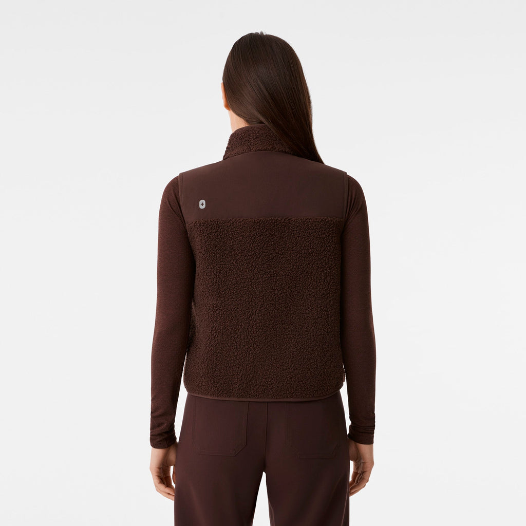 Bouclé Vest - Espresso