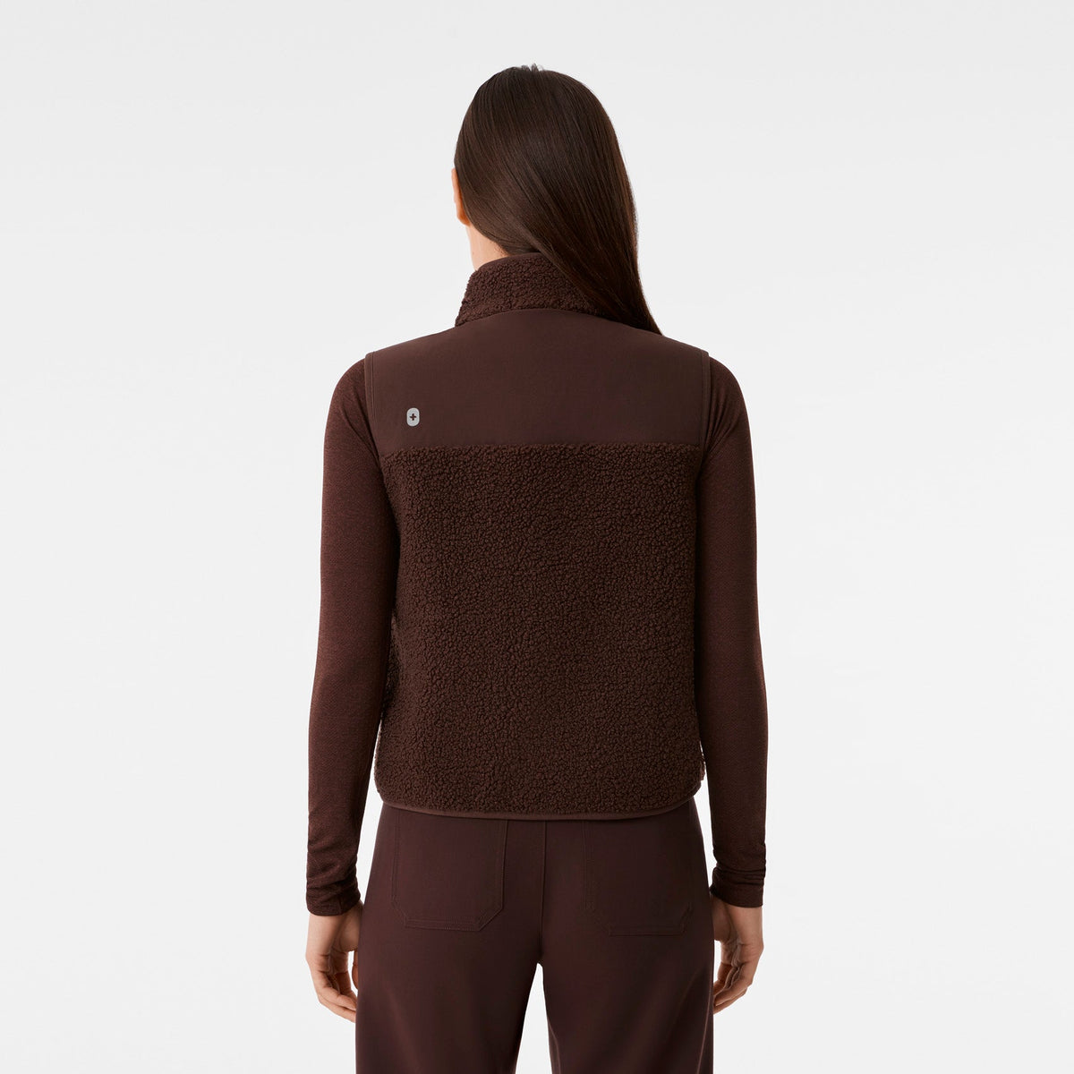Bouclé Vest - Espresso