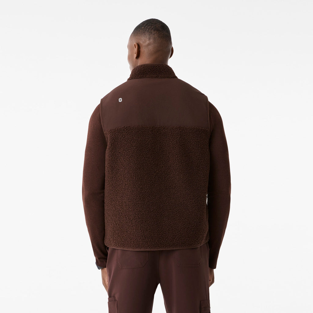 Bouclé Vest - Espresso