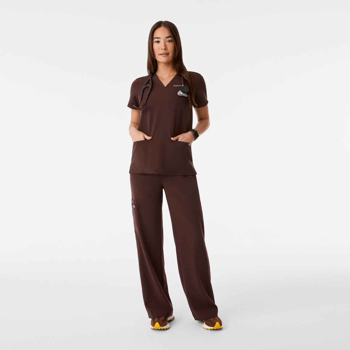 Casma Scrub Top™ - Espresso