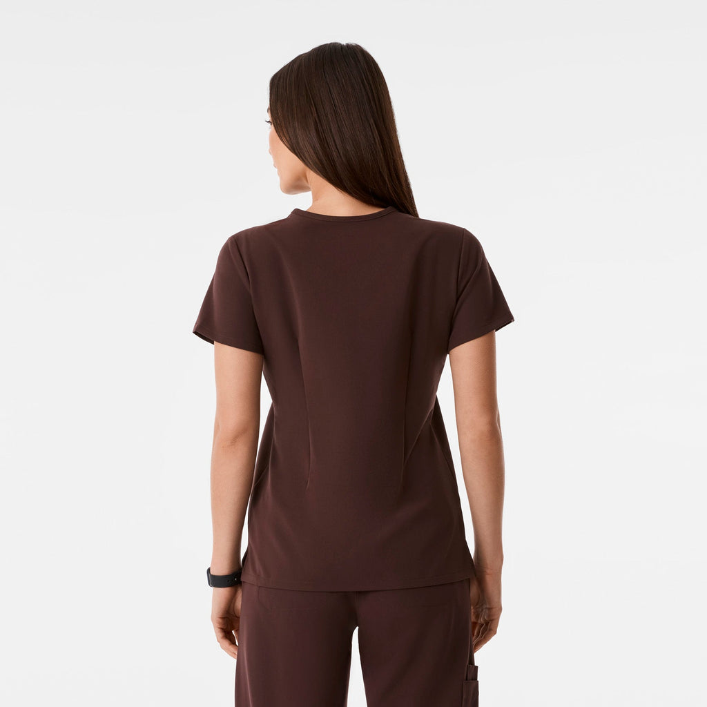 Catarina Scrub Top™ - Espresso