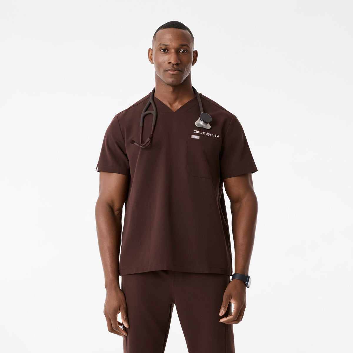 Chisec Scrub Top™ - Espresso