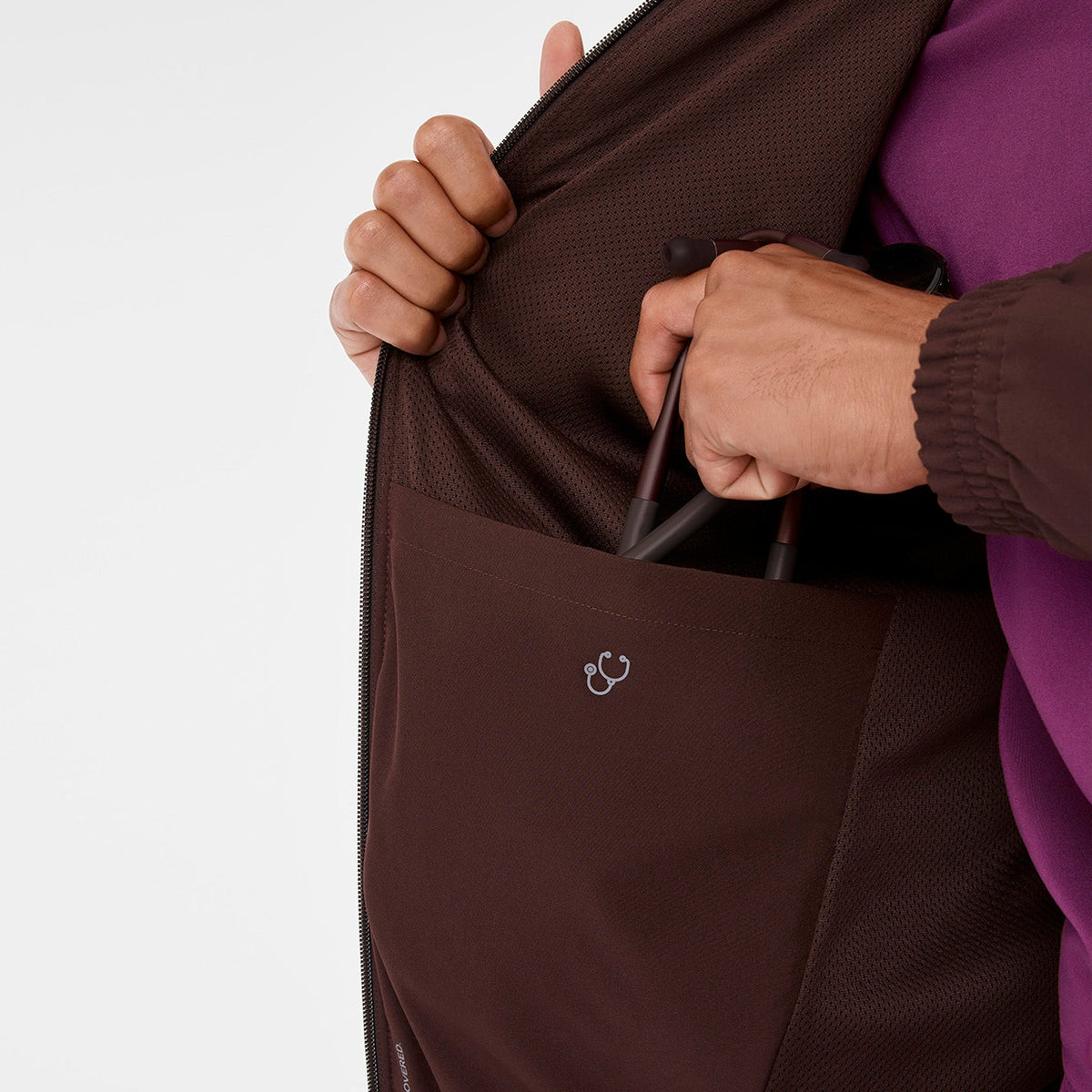 Cobaki Scrub Jacket - Espresso