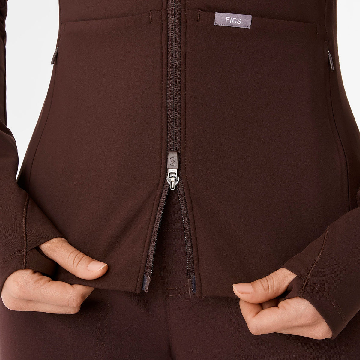 ContourKnit Scrub Jacket™ - Espresso