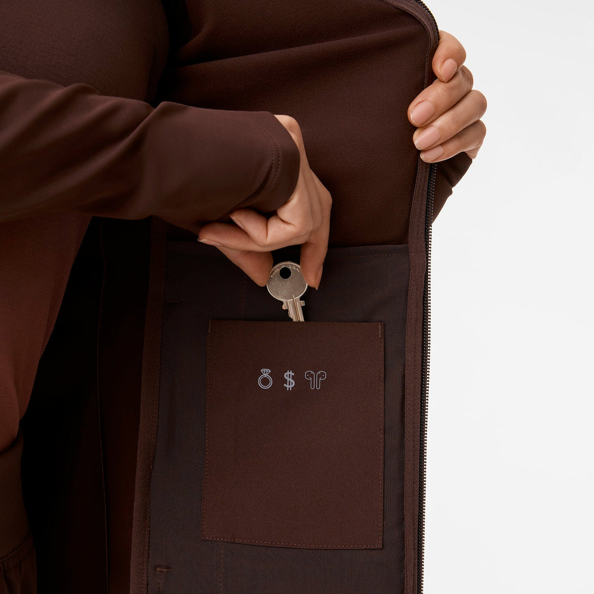 ContourKnit Scrub Jacket™ - Espresso