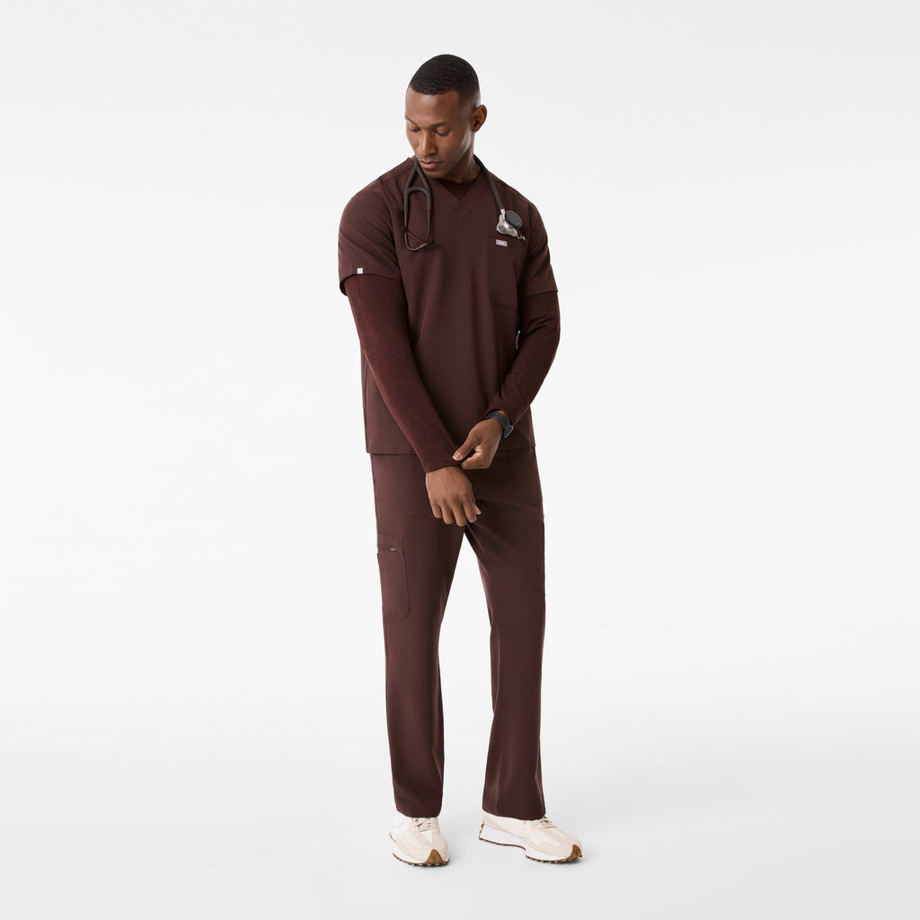 Makato Seamless Long-Sleeve Underscrub - Espresso