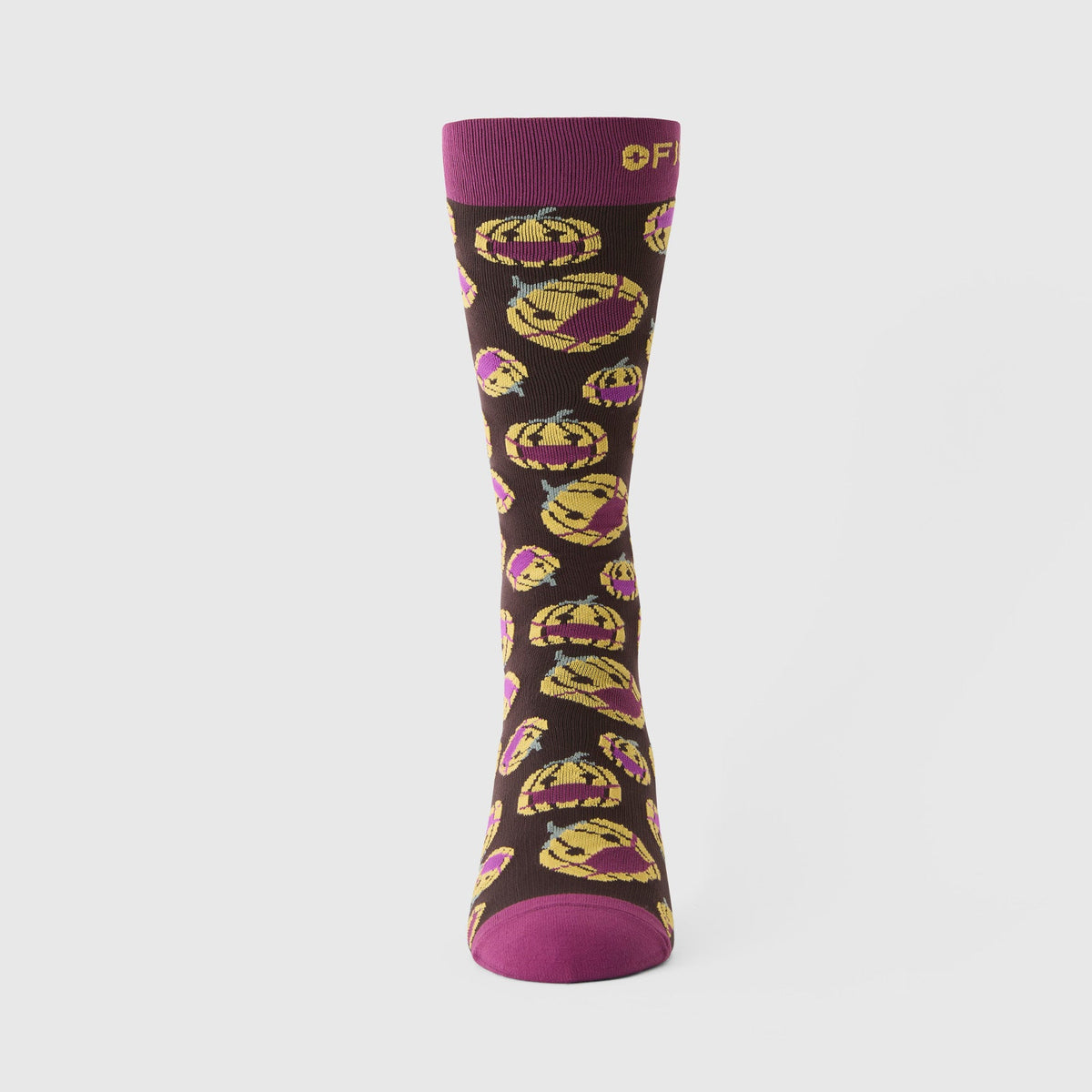 FIGS Compression Socks - Mask-O-Lantern/Espresso