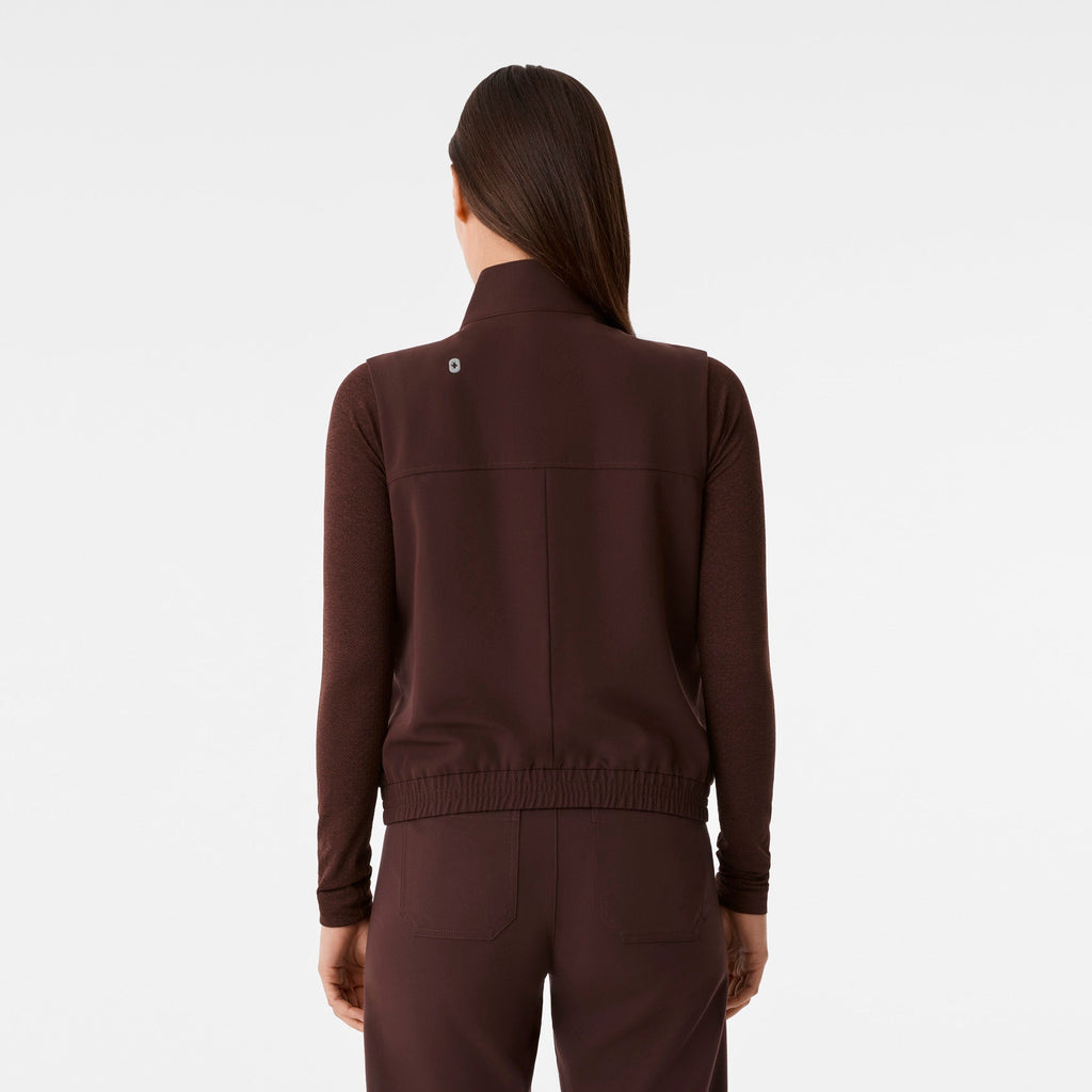Sydney Scrub Vest - Espresso