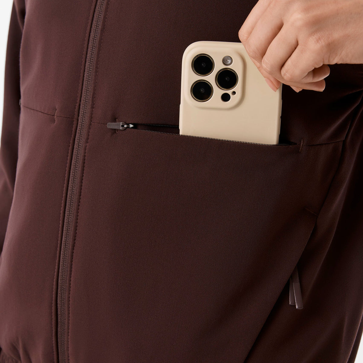 Sydney Scrub Jacket - Espresso