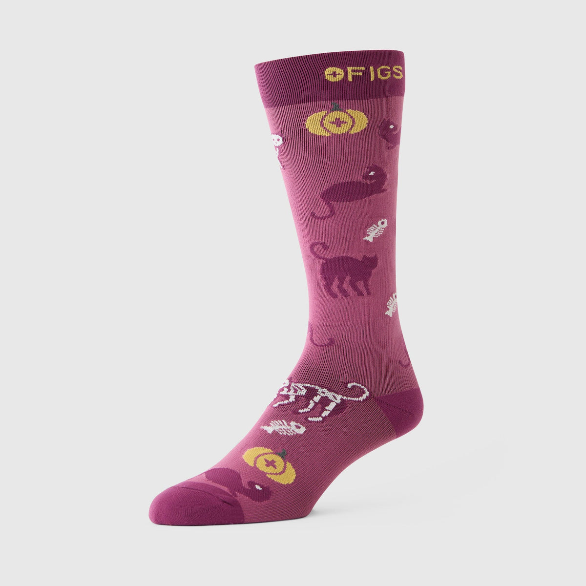 FIGS Compression Socks - Cat Scan/Dark Açaí