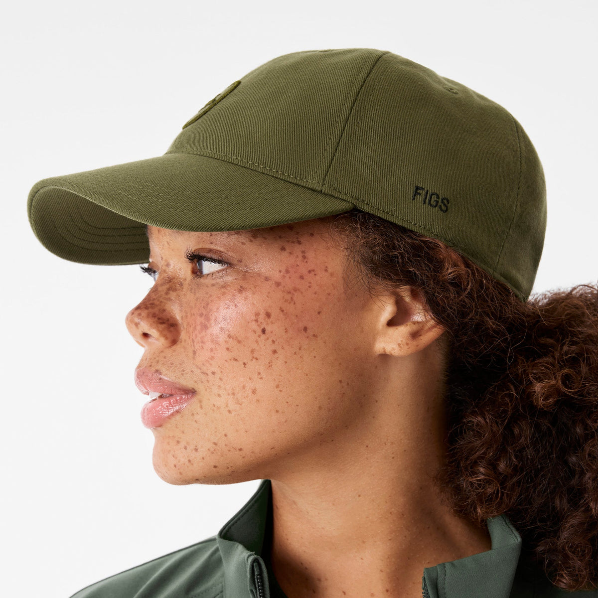 FIGS Baseball Hat - Moss