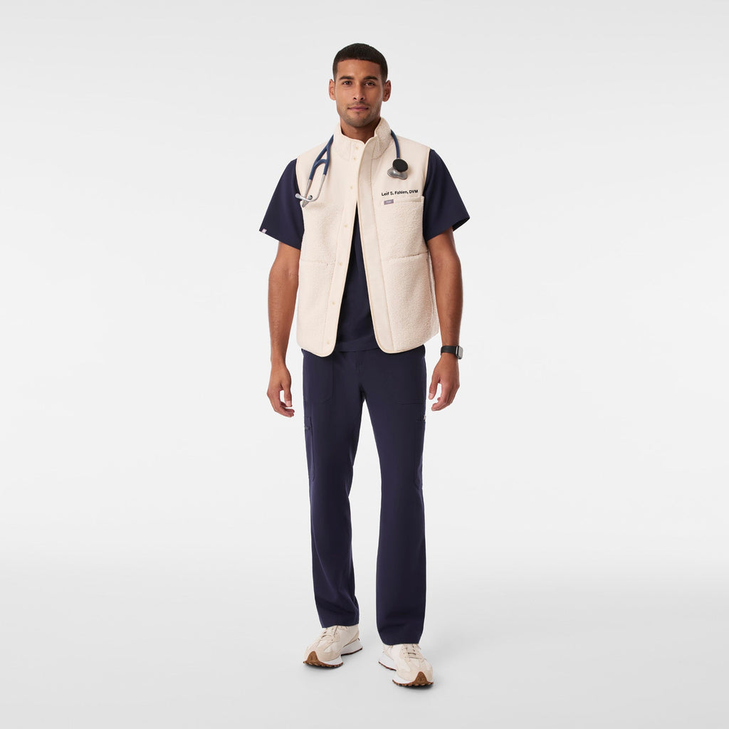 Bouclé Vest - Oat Milk