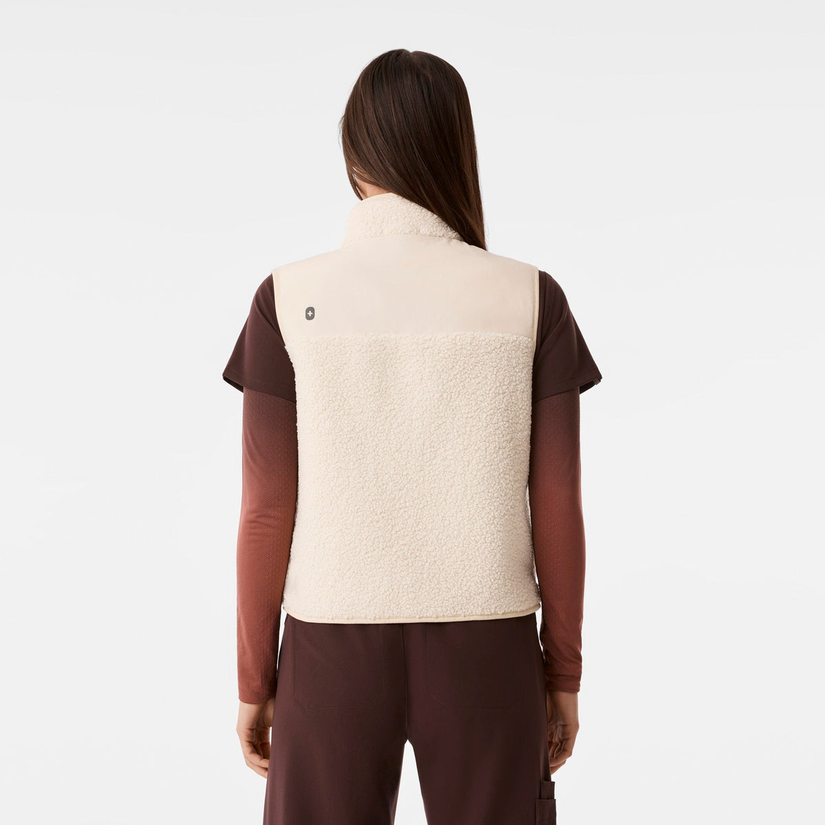 Bouclé Vest - Oat Milk