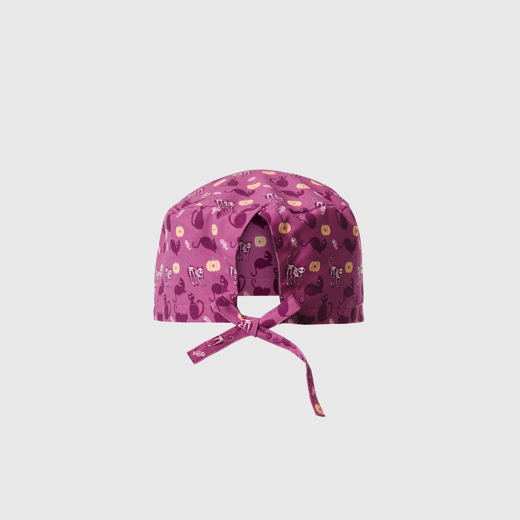 FIGS Scrub Cap With Buttonholes - Dark Açaí