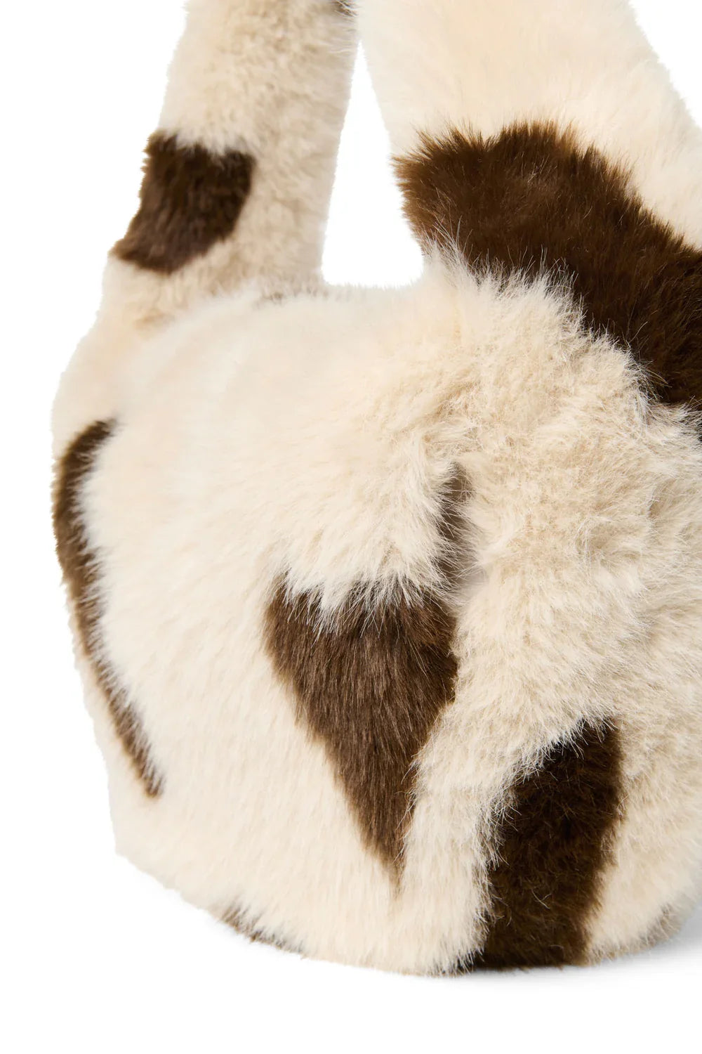 Holy Cow Faux Fur schoudertas