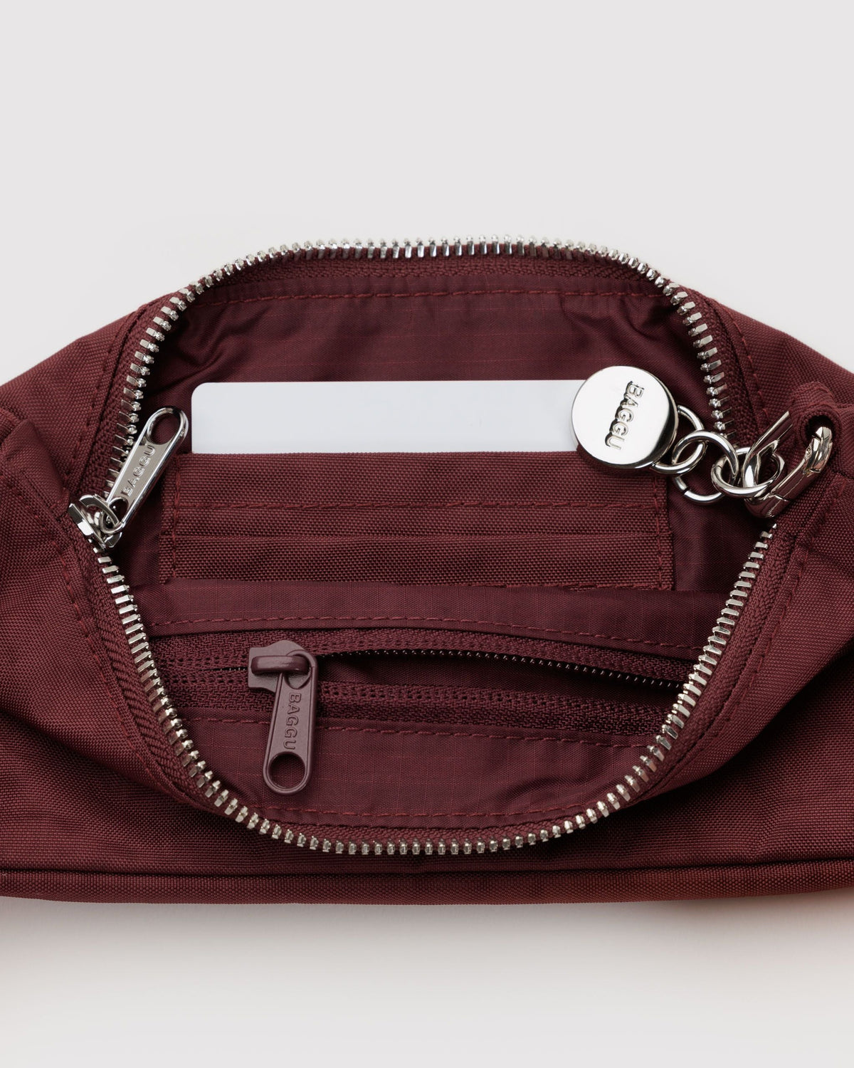 Nylon Pochette - Mahogany - image 3