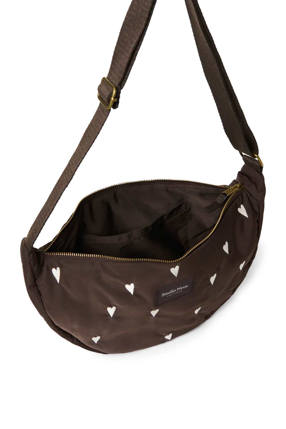 Hellblaue Herzen Flauschige Bauchtasche für Erwachsene