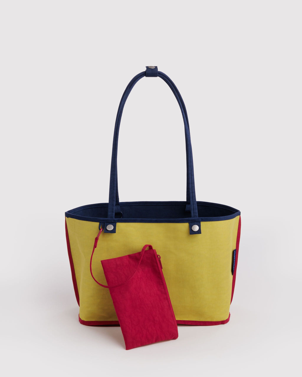 Medium Nylon Reversible Tote - Navy Mix - image 2