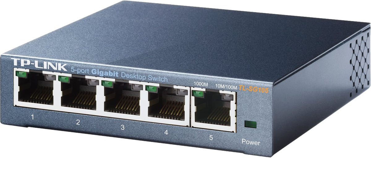 TP-Link 5-Port 10/100/1000Mbps Desktop Switch - TL-SG105 - image 3