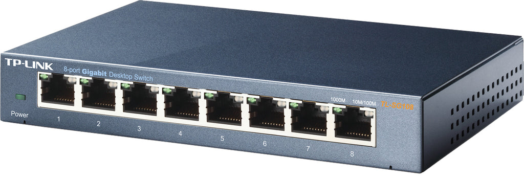 TP-Link 8-Port 10/100/1000Mbps Desktop Switch  - TLSG108 - image 3