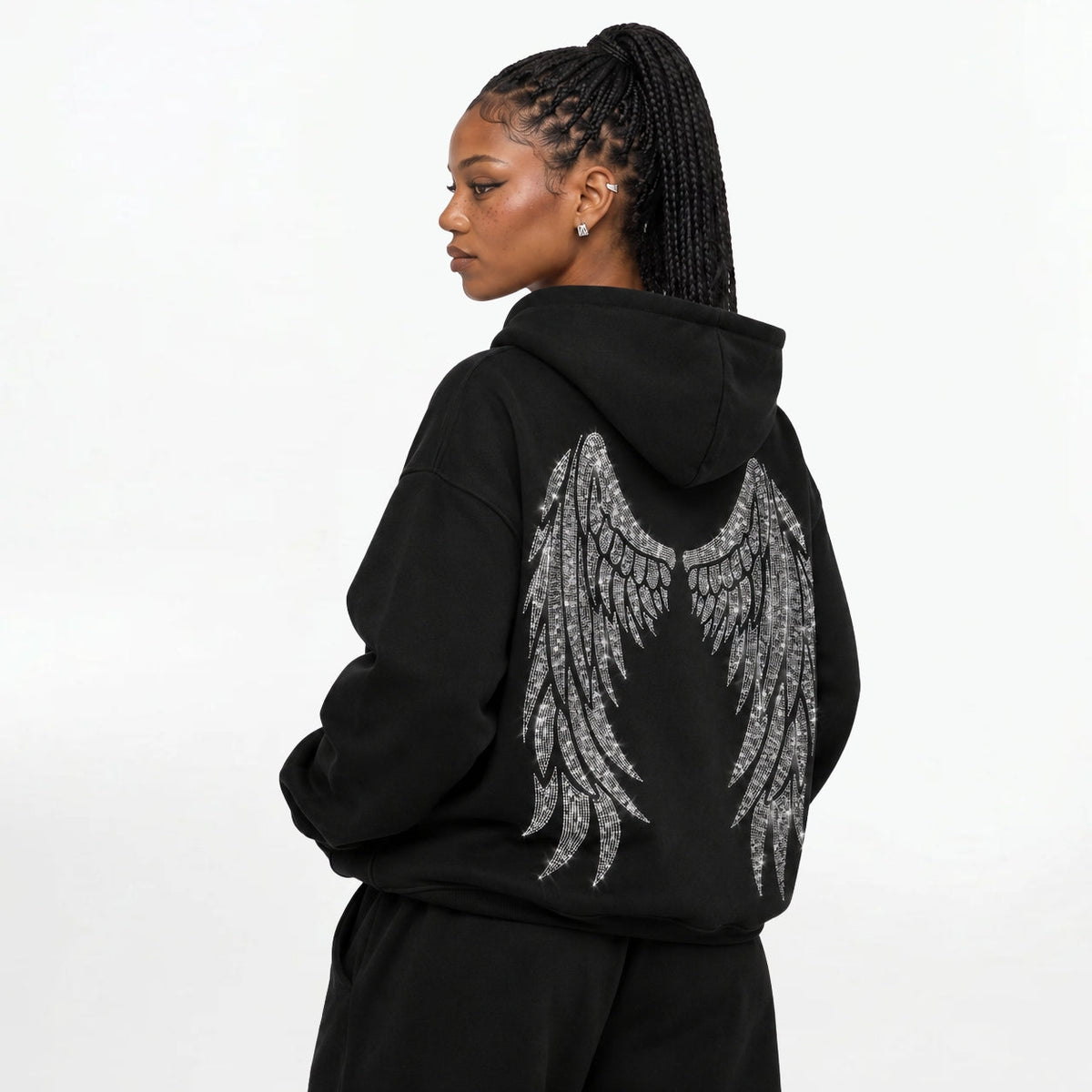 VYBES Celestial Wings Hoodie