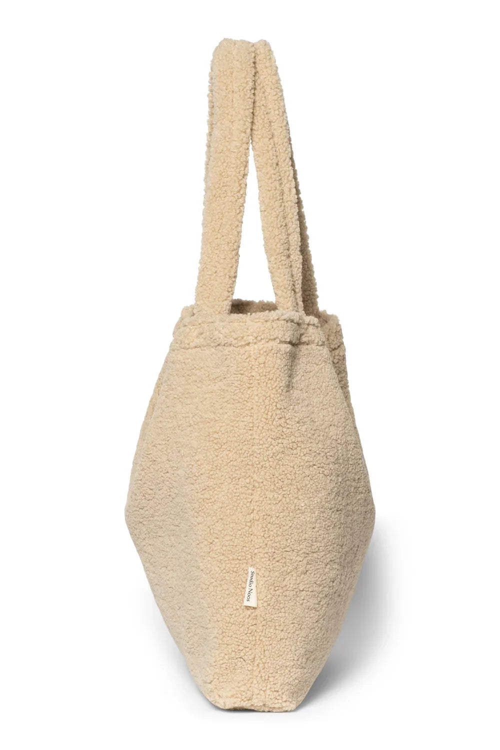 Ecru Teddy Mom-Tasche