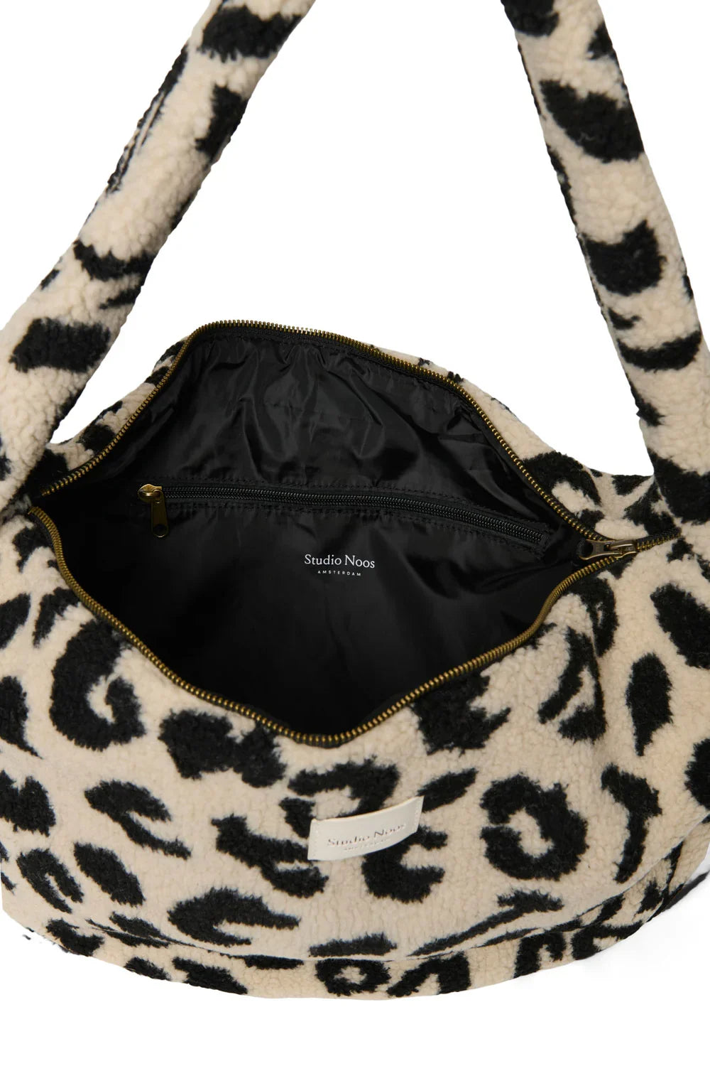 Leopard-Teddy-Umhängetasche