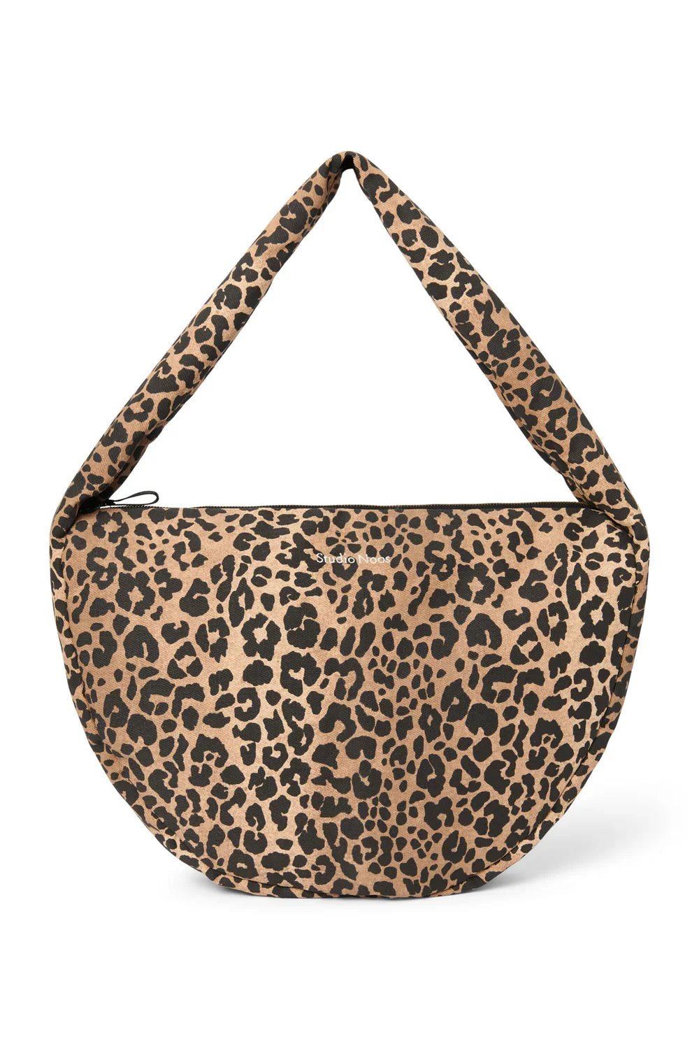 Green Leopard Cotton Cross Body Bag