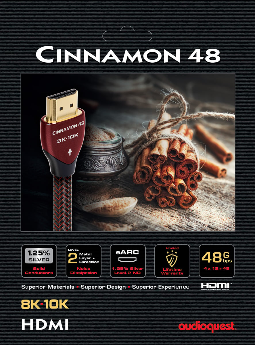AudioQuest 1.5 Meters (4.92 Feet) Cinnamon 48 HDMI 2.1 Cable - HDM48CIN150 - image 3