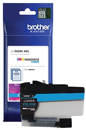 Brother Cyan INKvestment Tank - LC3033C - image 4