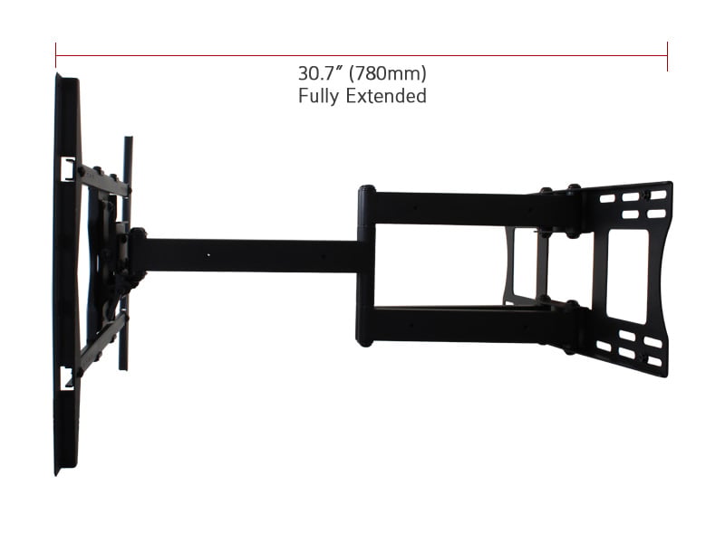 SunBrite Black Dual Arm Articulating TV Wall Mount - SB-WM-ART2-L-BL - image 4