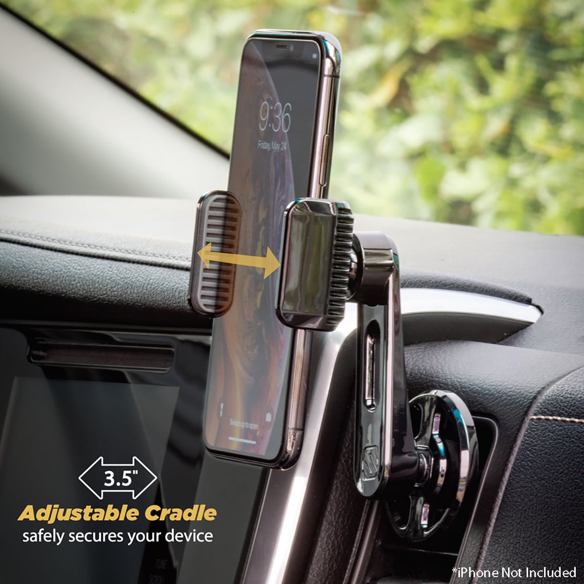Scosche Universal Air Vent Phone Holder With Freeflow Vent Arm - VP2M-SP - image 4