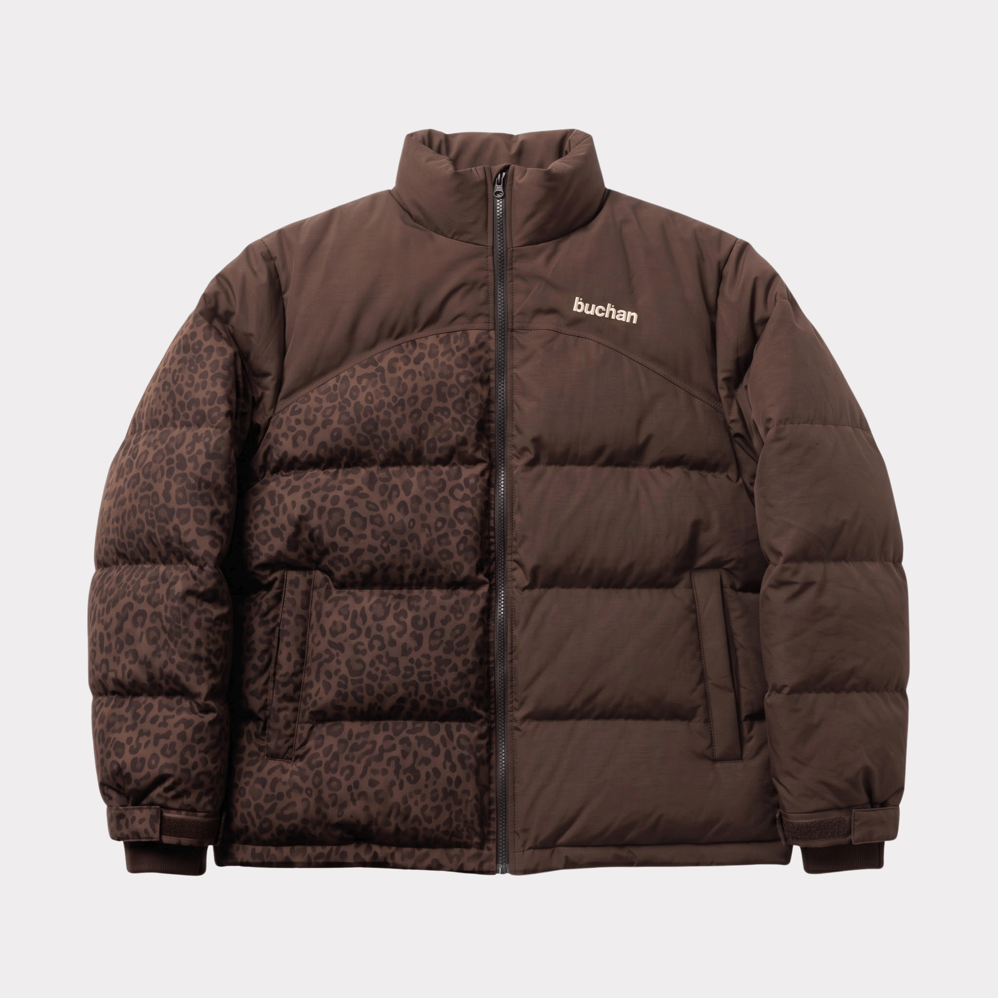 Water Reactive Cheetah Puffer - Brown