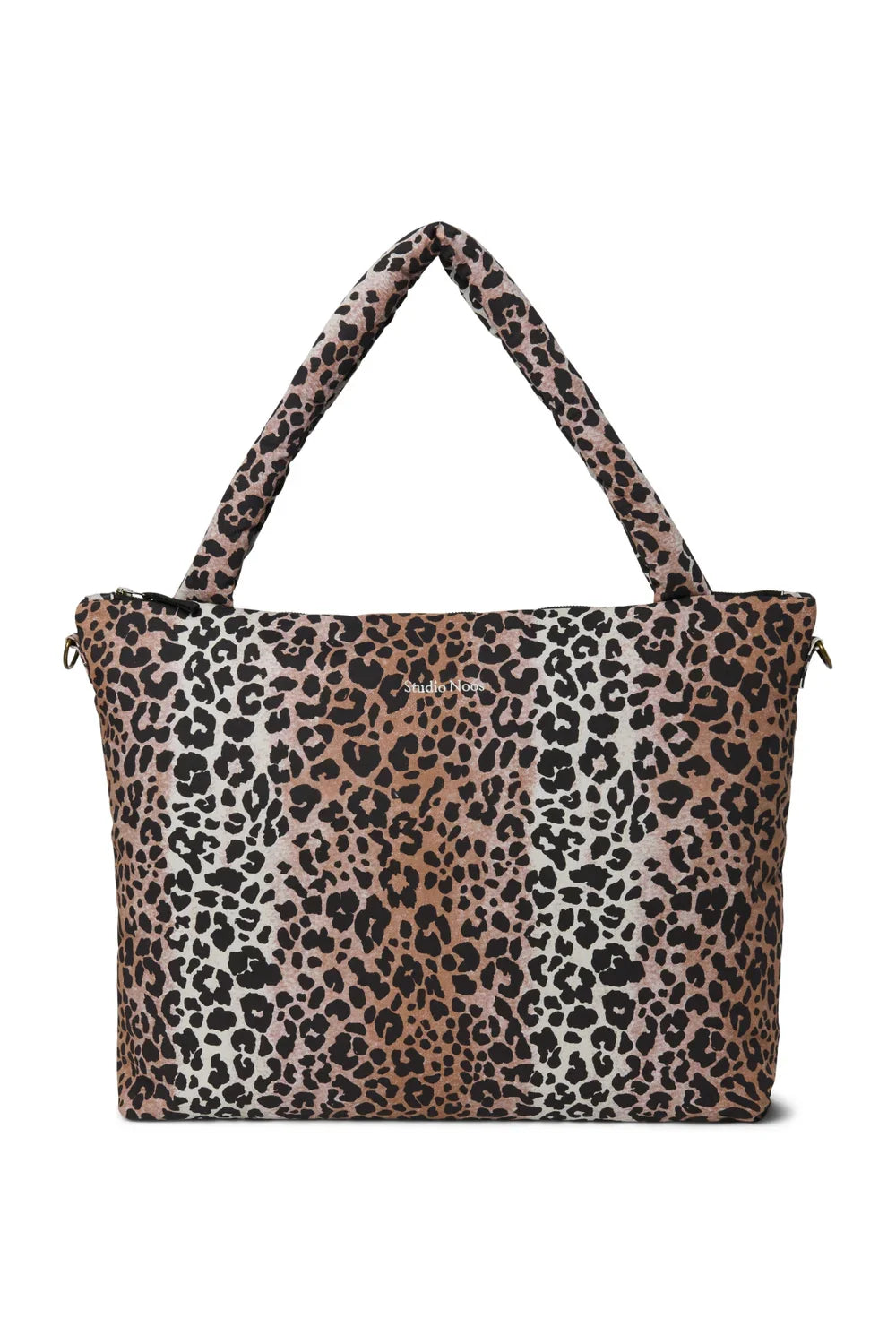 Hazel Leopard Wickeltasche aus weicher Baumwolle