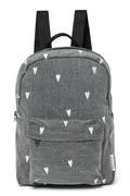 Grijze Hearts Denim Midi-rugzak