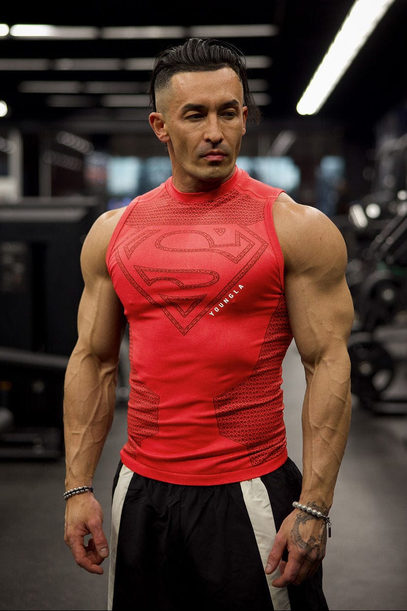 3047 - Débardeurs de compression Superman