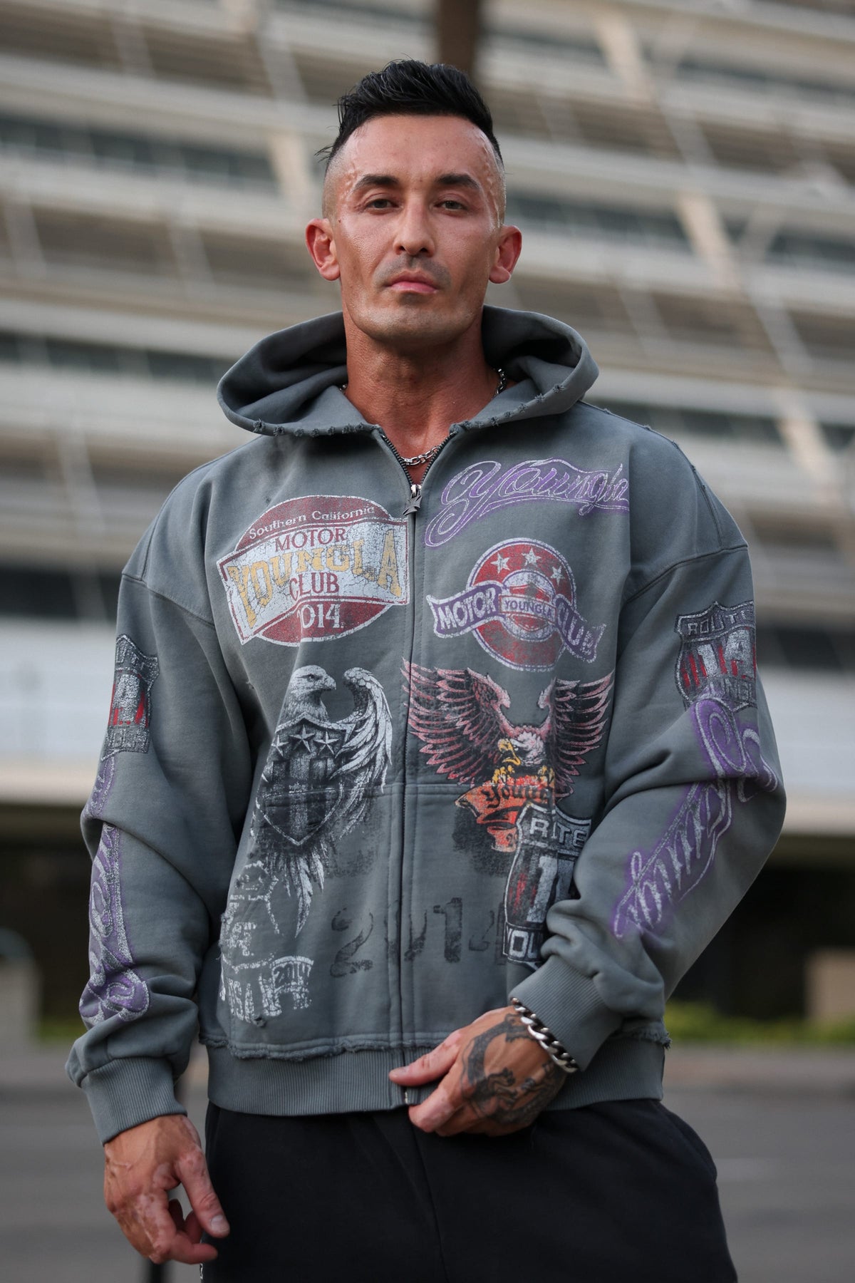 5201 - Vestes moto zippées